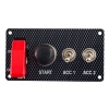 Grayston Carbon Starter Switch Panel With 2 Accessory Switches